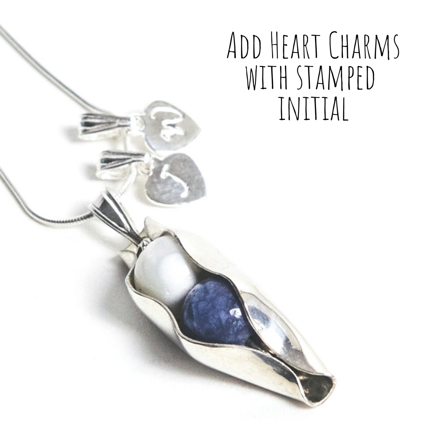 Pearl anniversary | Two peas In a pod | Freshwater pearls | Custom Engraving | 30th Wedding Anniversary Gift