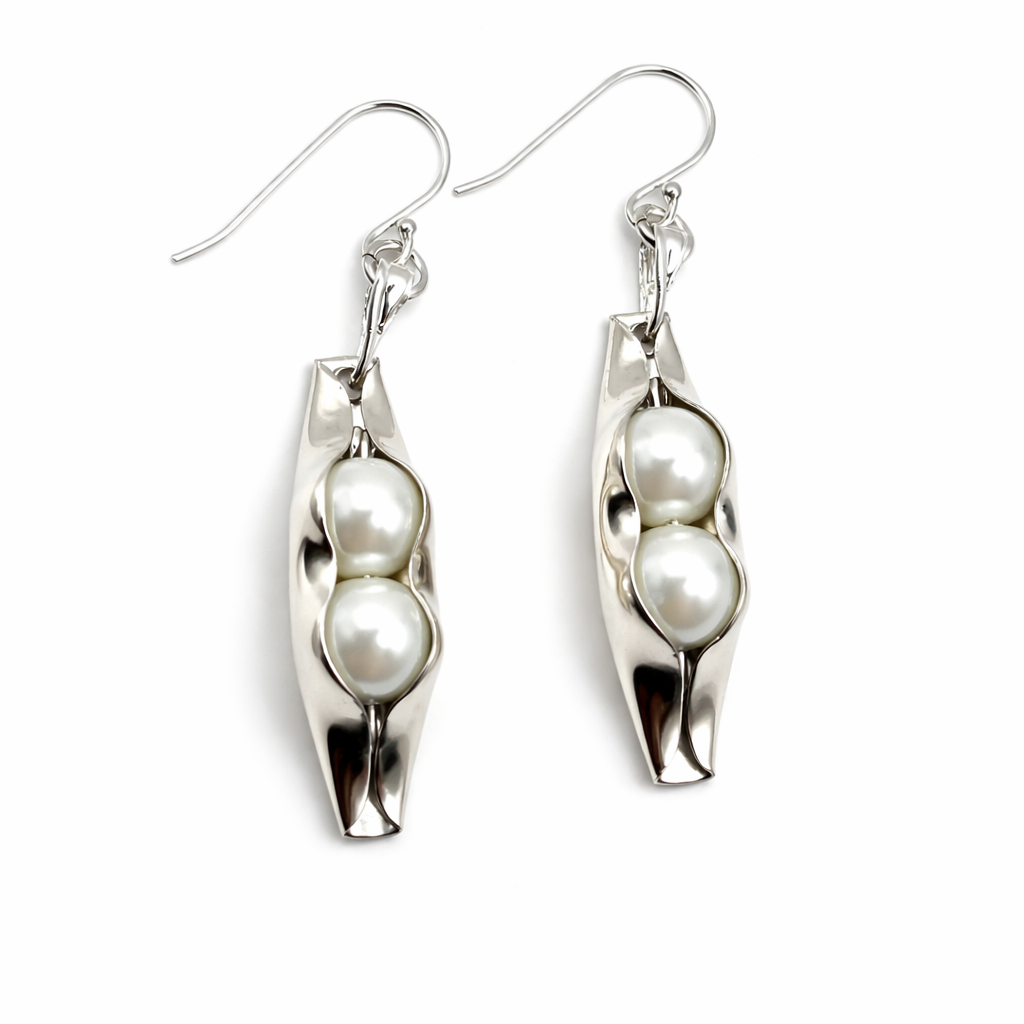 30th Wedding Anniversary | Pearl | Two Peas In A Pod Earrings