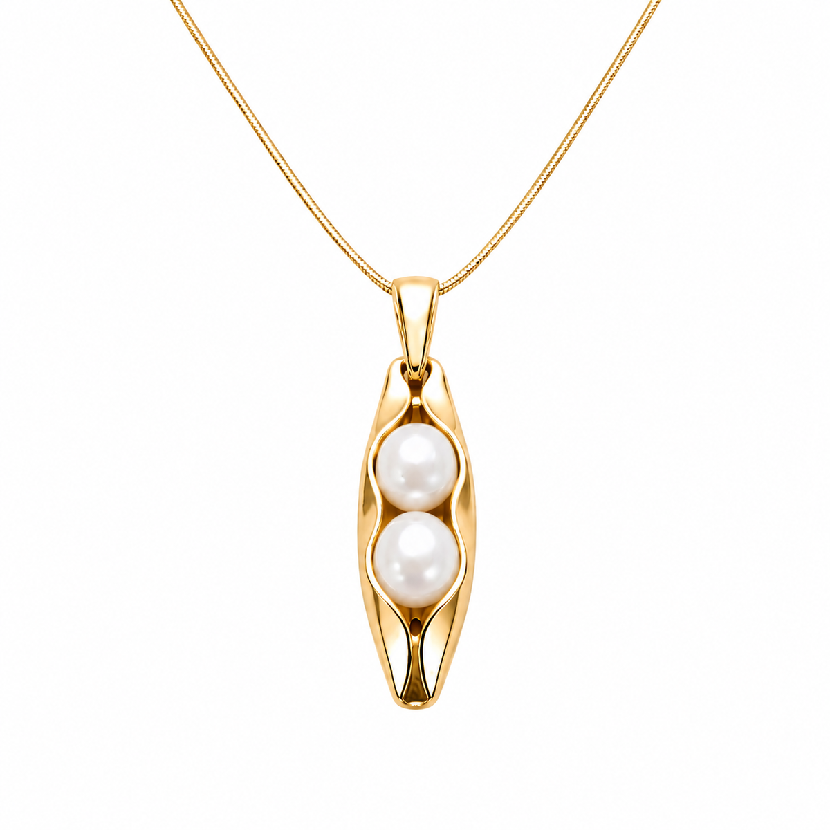 pearl anniversary gold filled necklace
