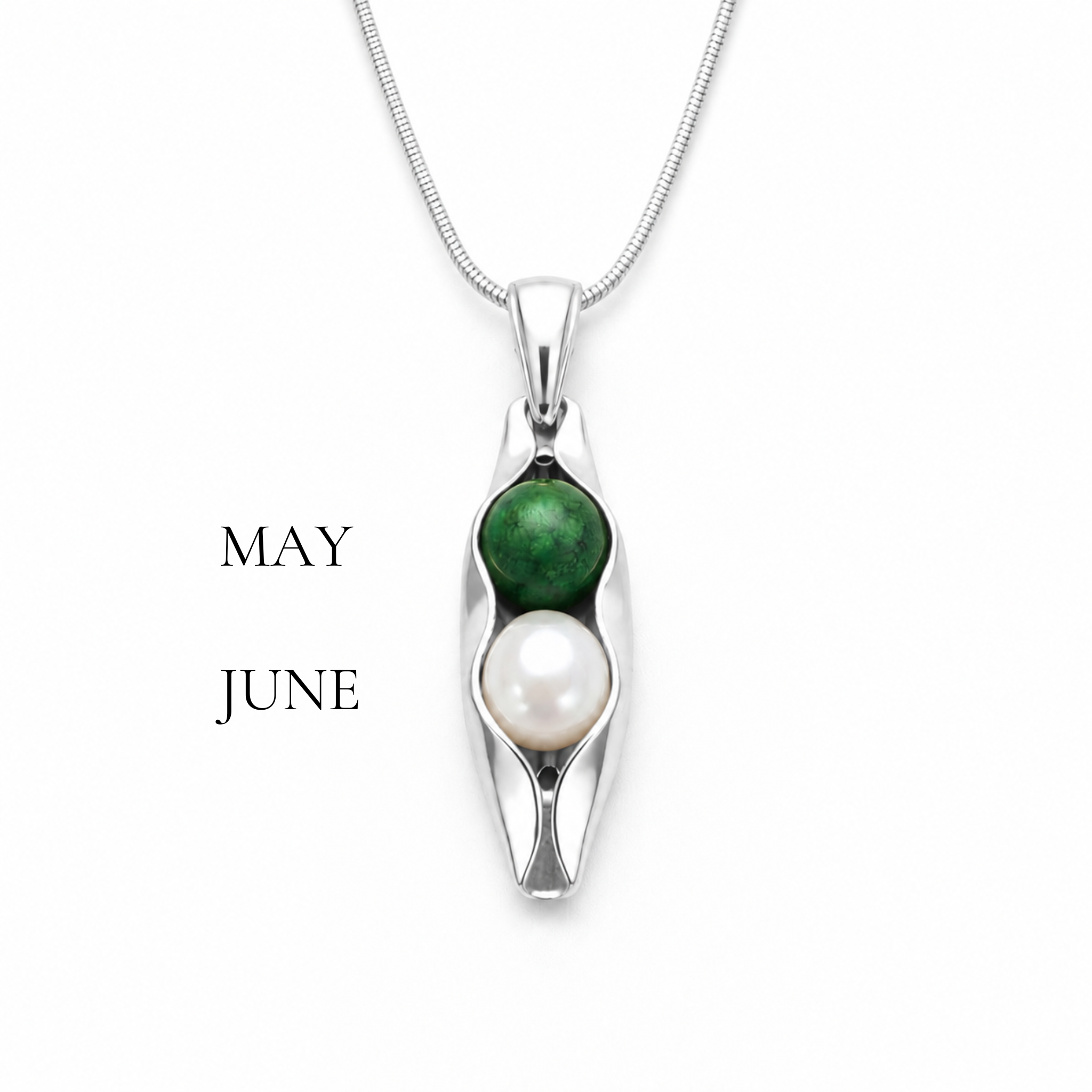 birthstone two peas in a pod