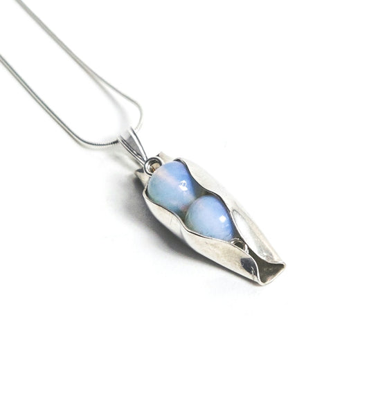 Moonstone | The Stone Of Calm | Two Peas In A Pod Necklace | 18ct Gold Filled or 925 Sterling silver | Personalised Gift Idea