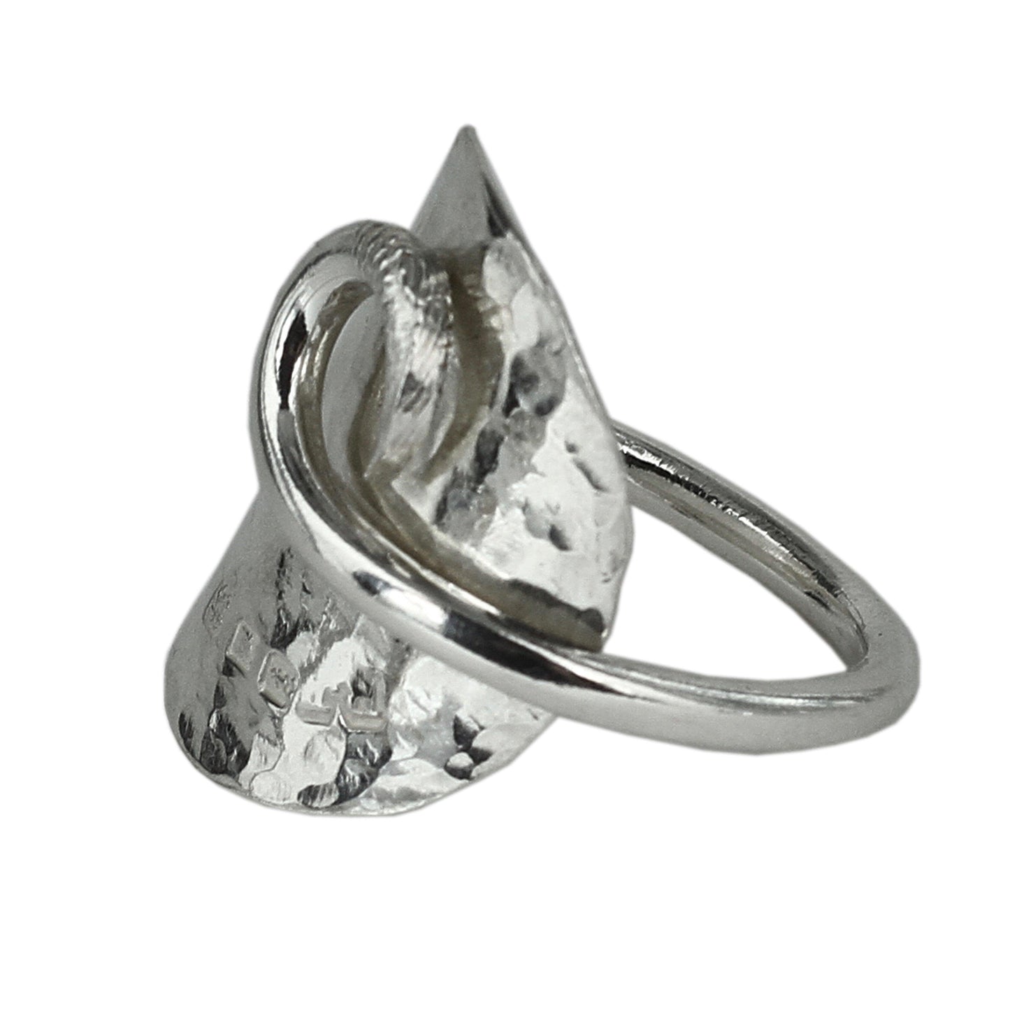 Solid Silver Vintage Coffee Spoon Ring - RACHEL SHRIEVES DESIGN