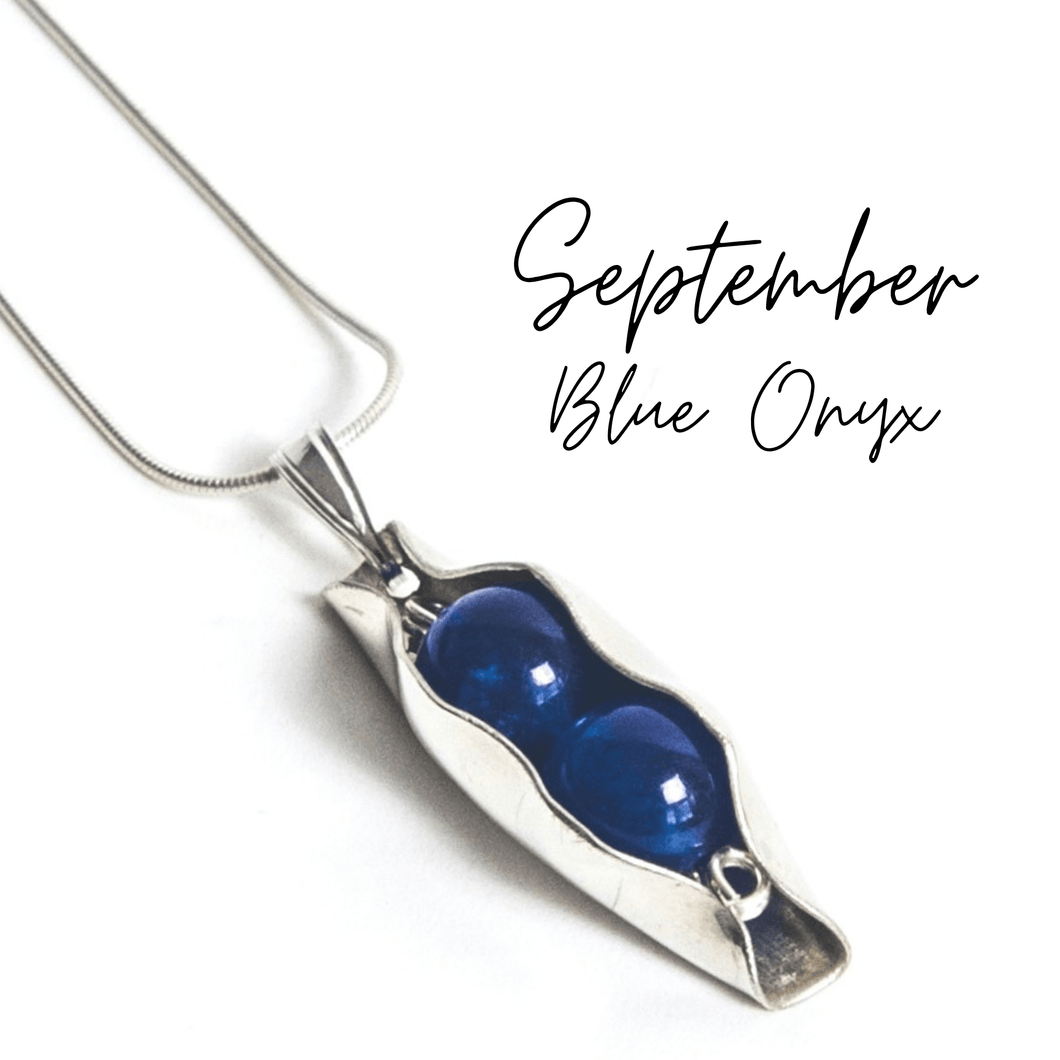 September Birthstone | Blue Onyx | Two Peas In A Pod