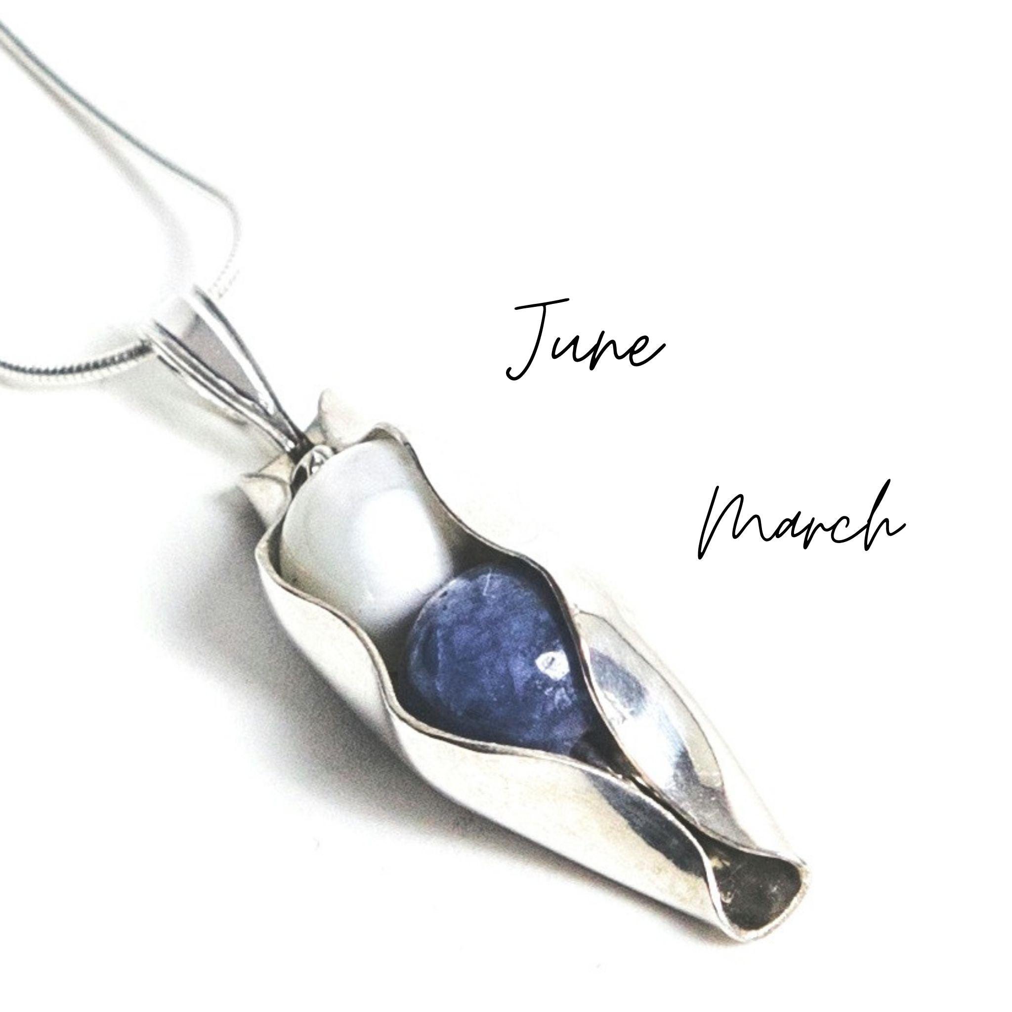 Mother's Day - Two Peas In A Pod - Engraved Initials & Any Birthstone Combination - RACHEL SHRIEVES DESIGN
