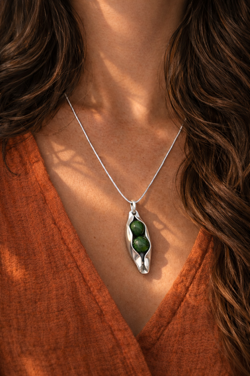 Jade anniversary | Two peas in a pod | Custom Engraving | 35th wedding anniversary gift