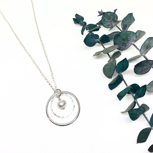 SET | 30th Anniversary Necklace, Earrings & Bracelet | Freshwater Pearl | Sterling silver | 30th wedding anniversary gift