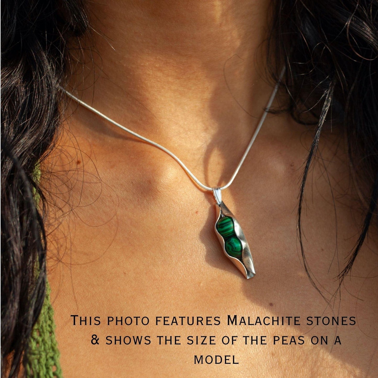 35th Wedding Anniversary Set | Jade Two Peas In A Pod | Earrings & Necklace - RACHEL SHRIEVES DESIGN