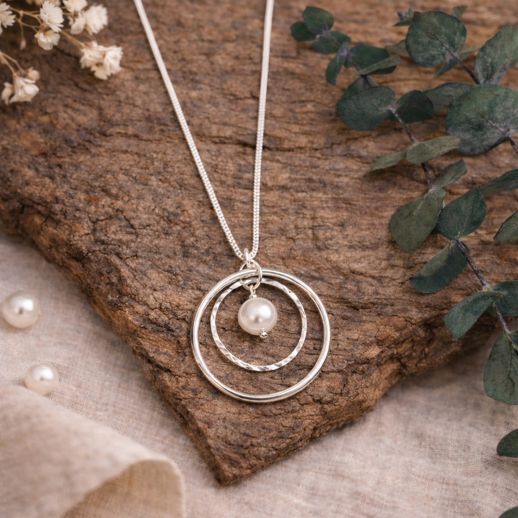 30th Anniversary Necklace | Freshwater Pearl | Sterling silver | 30th wedding anniversary gift