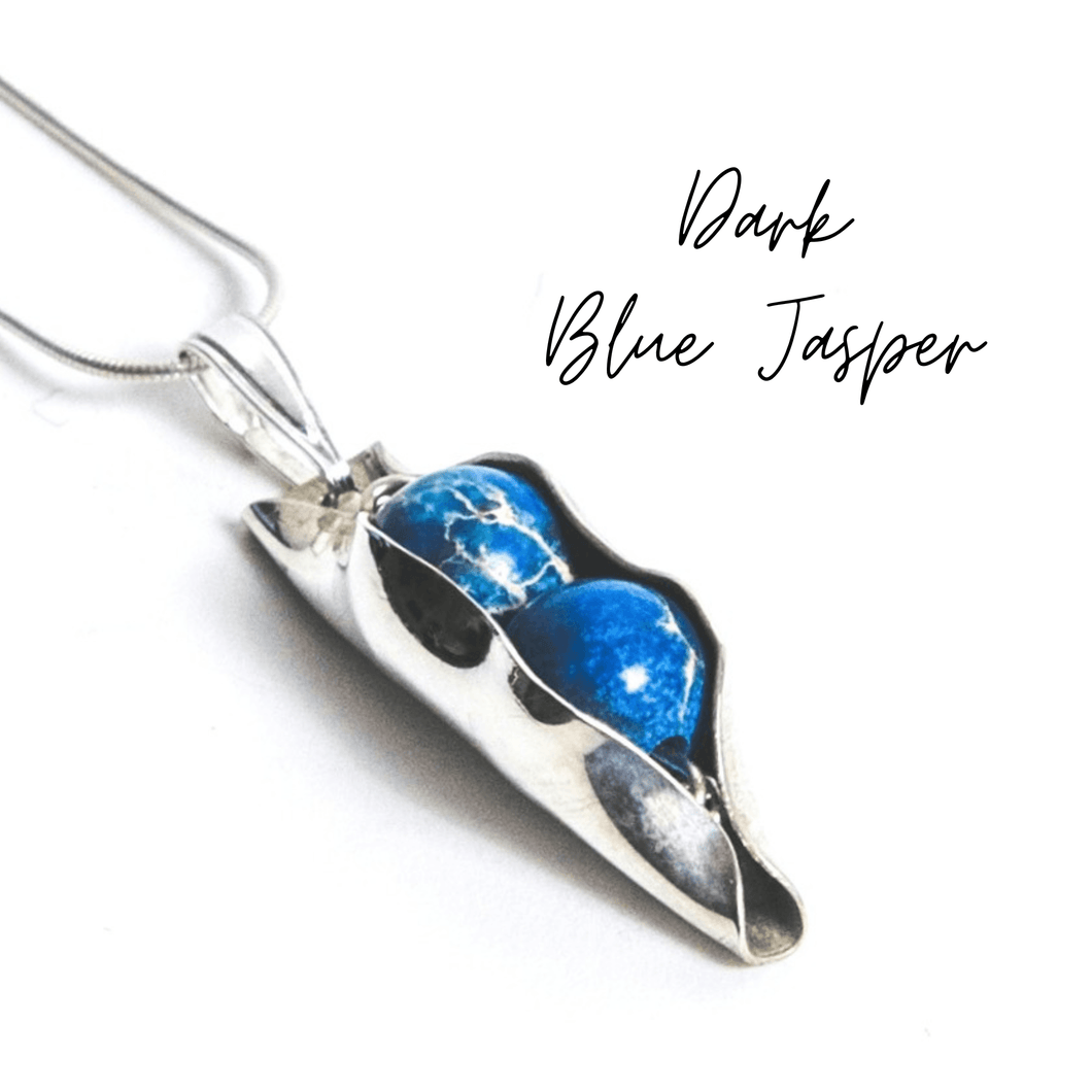 Dark Blue Jasper | Two Peas In A Pod