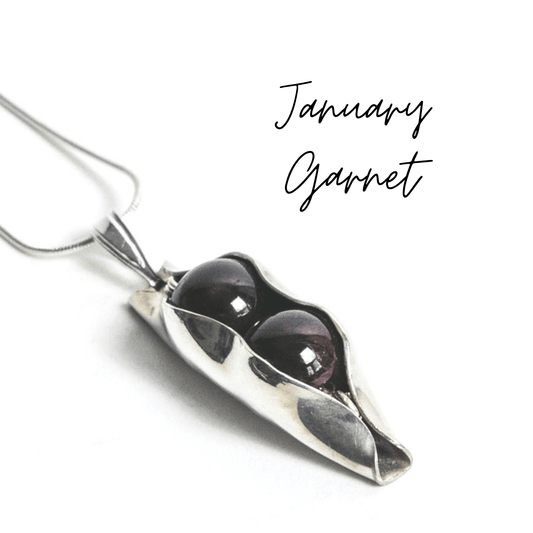 January Birthstone | Garnet | Two Peas In A Pod - RACHEL SHRIEVES DESIGN