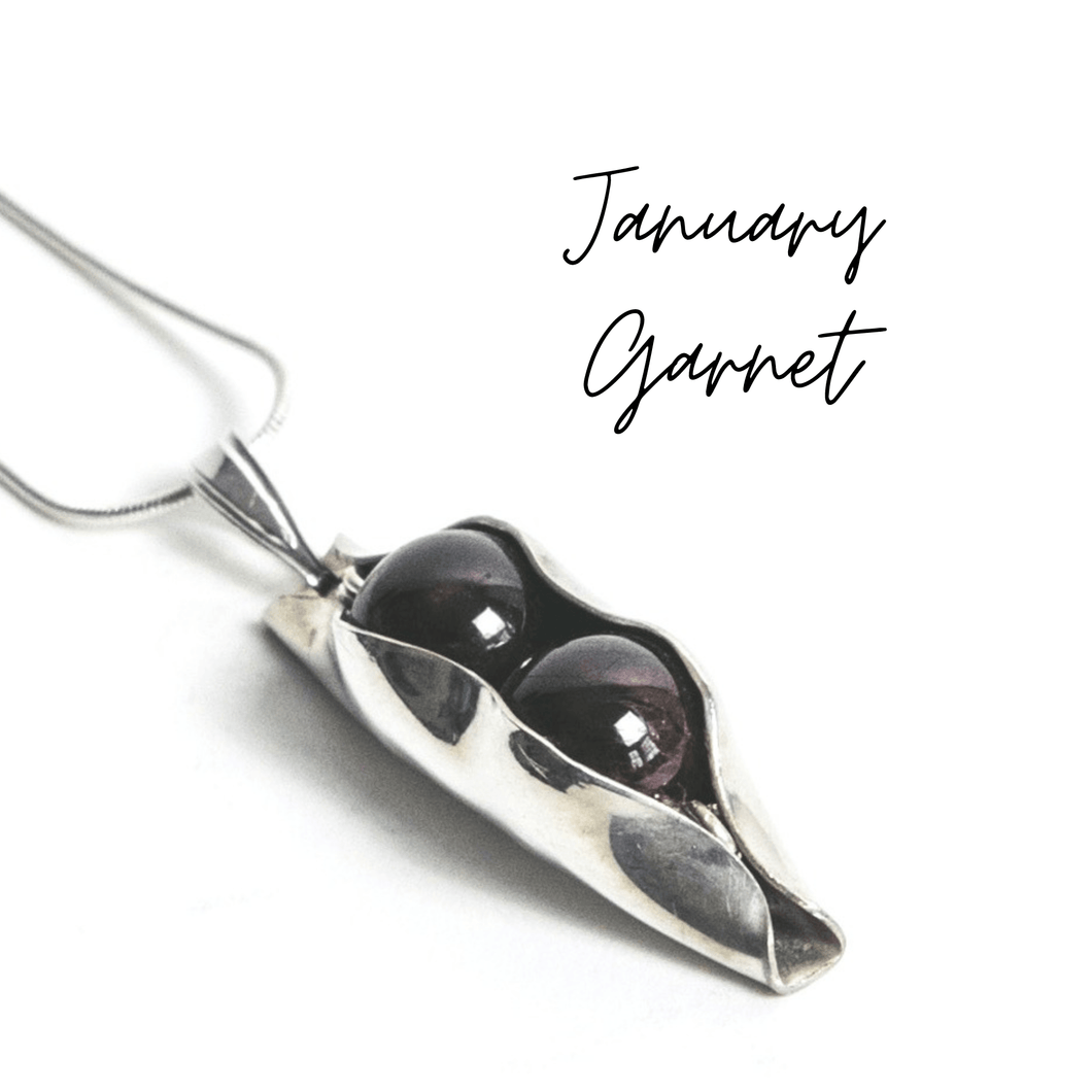 January Birthstone | Garnet | Two Peas In A Pod