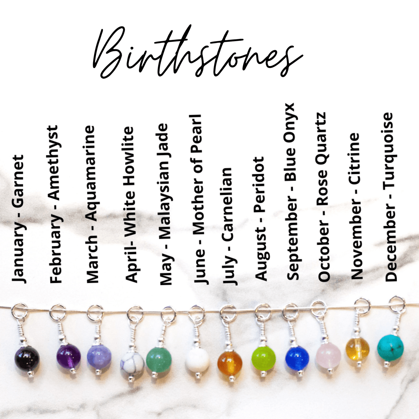 Three Pea In A Pod | Engraved Initials & 2 X Heart Charms | Any Birthstone Combination - RACHEL SHRIEVES DESIGN