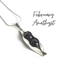 Load image into Gallery viewer, February Birthstone | Amethyst | Two Peas In A Pod

