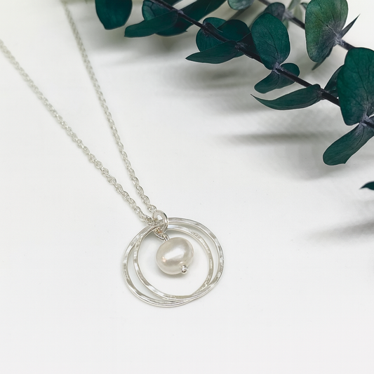 30th Anniversary Necklace | Freshwater Pearl | Sterling silver | 30th wedding anniversary gift