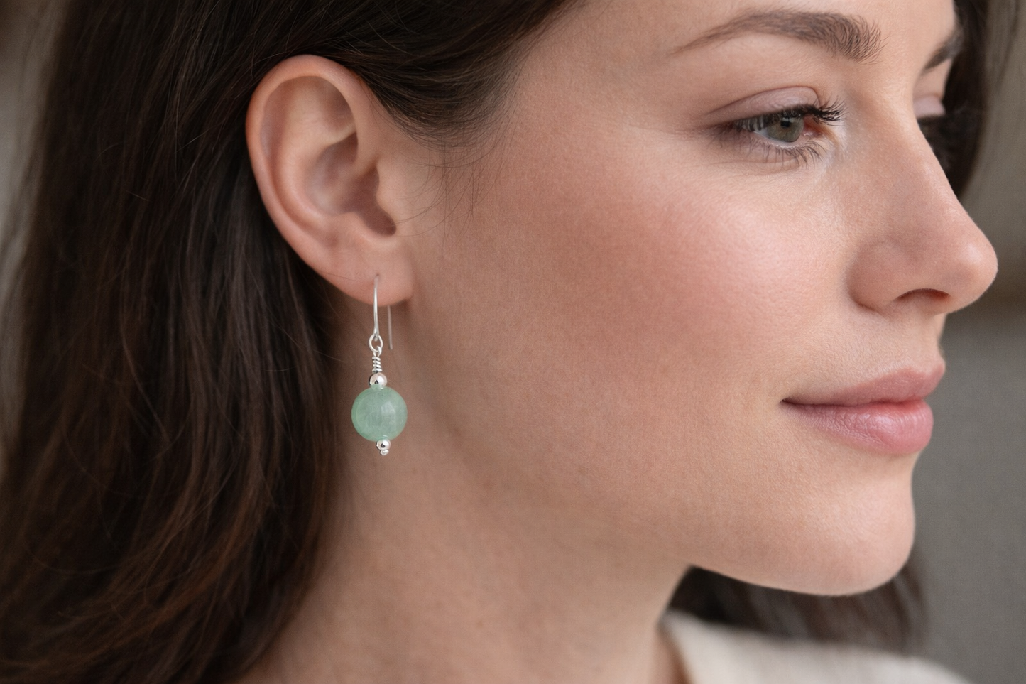 Jade | Drop Earrings | Sterling Silver | 35th Anniversary