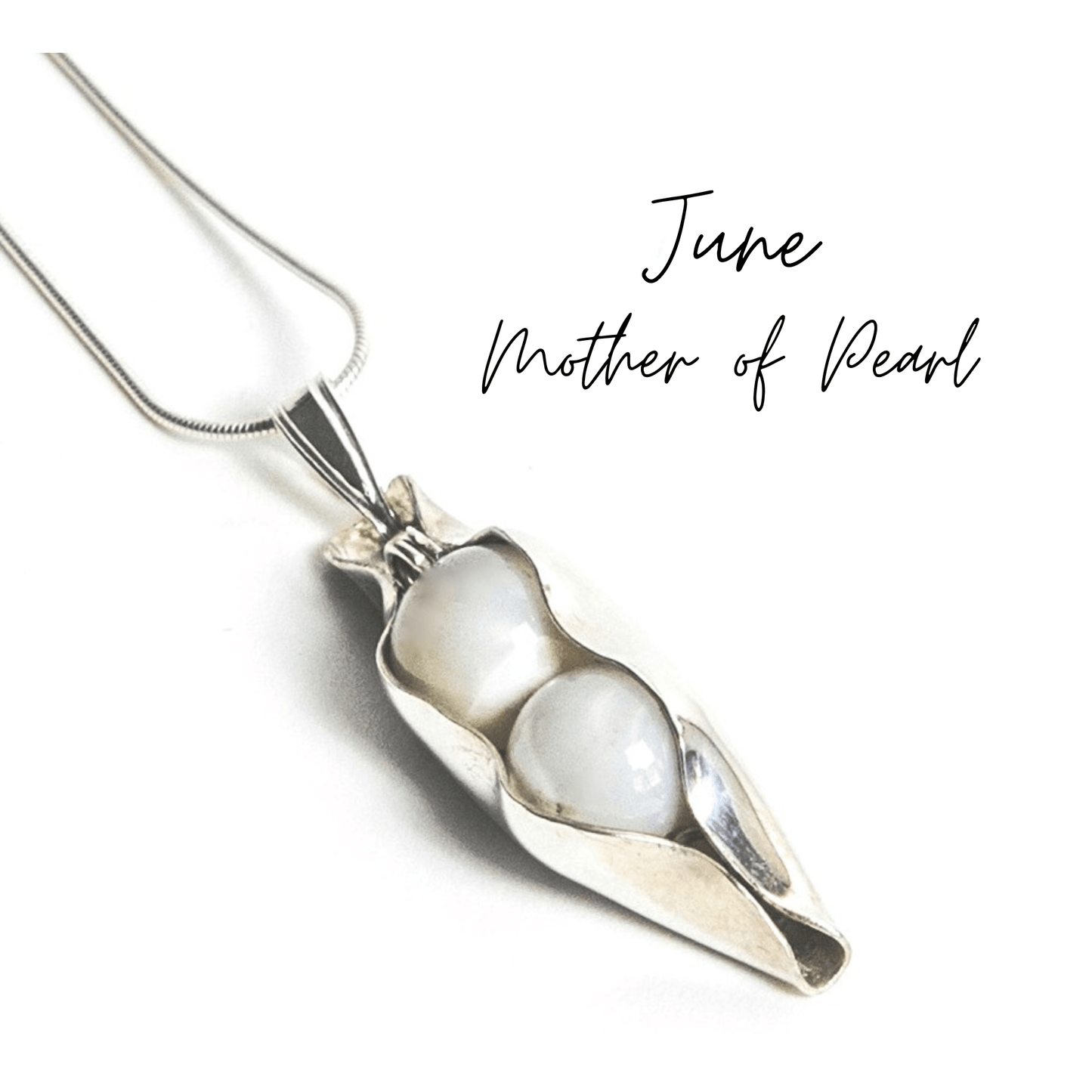 June Birthstone | Mother Of Pearl | Two Peas In A Pod - RACHEL SHRIEVES DESIGN