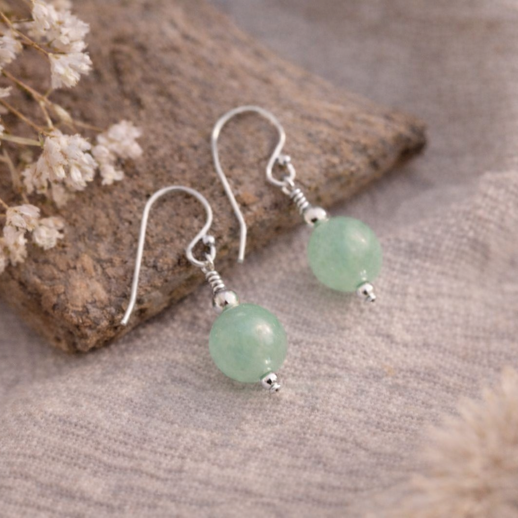 Jade | Drop Earrings | Sterling Silver | 35th Anniversary