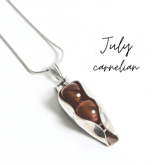 July Birthstone | Carnelian | Two Peas In A Pod - RACHEL SHRIEVES DESIGN