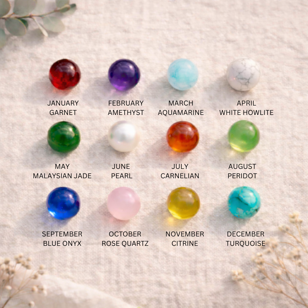 Birthstones selection