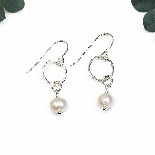 30th Anniversary Earrings | Freshwater Pearl | Sterling silver | 30th wedding anniversary gift