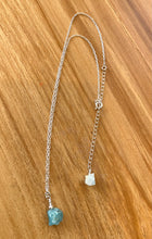 Load image into Gallery viewer, Rough  Raw Amazonite | Silver Necklace | Stone of Calm
