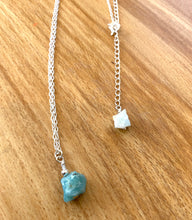Load image into Gallery viewer, Rough  Raw Amazonite | Silver Necklace | Stone of Calm
