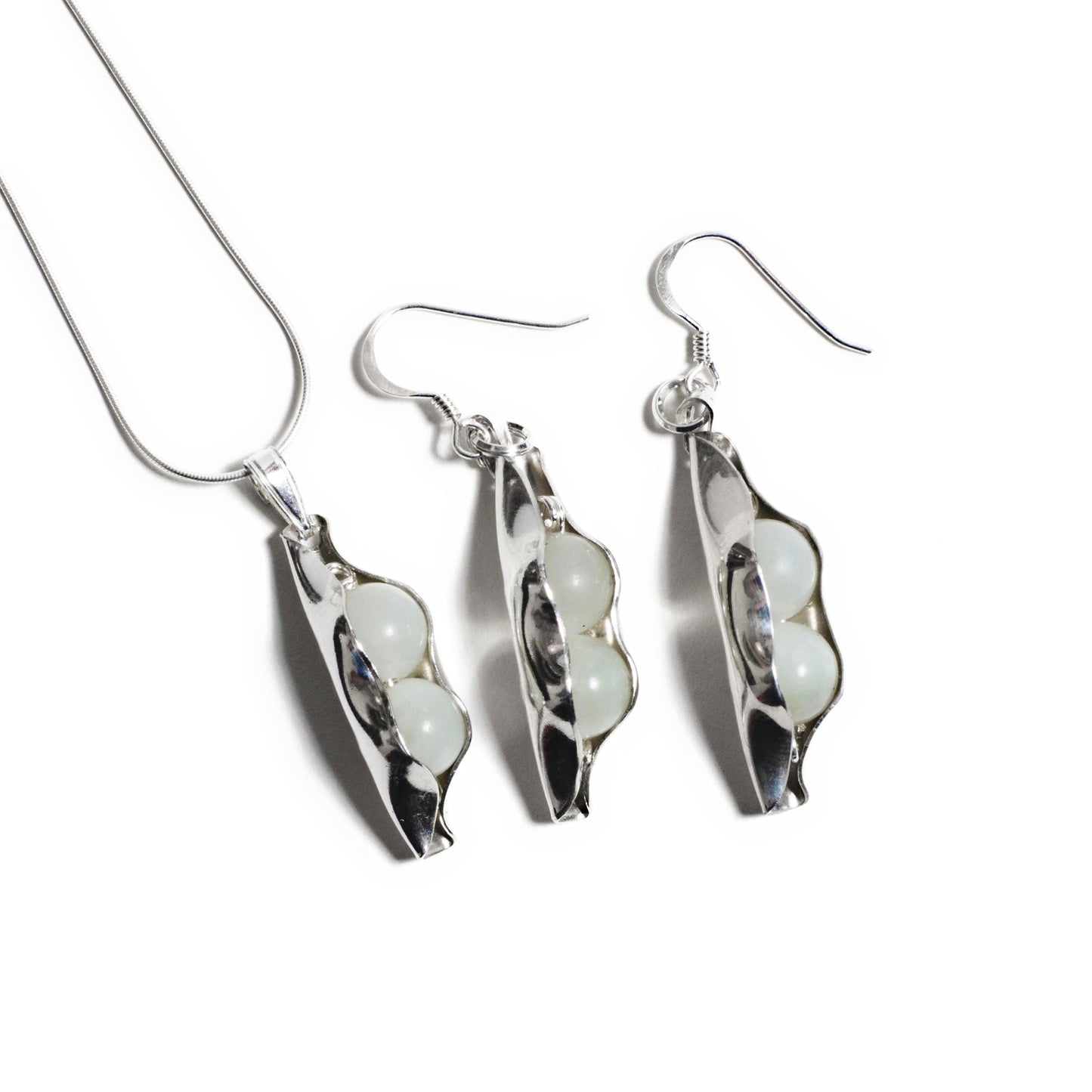 35th Jade anniversary gift set | Two peas In a pod | Necklace & Earrings | Jade jewellery for women | Jade necklace | 35th Anniversary wife | Married for 35 years