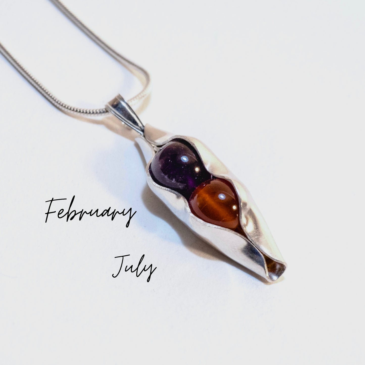 9th anniversary necklace | 9th Anniversary | married for 9years | Pottery anniversary | 9 years together | Sentimental wife gift | Two peas in a pod