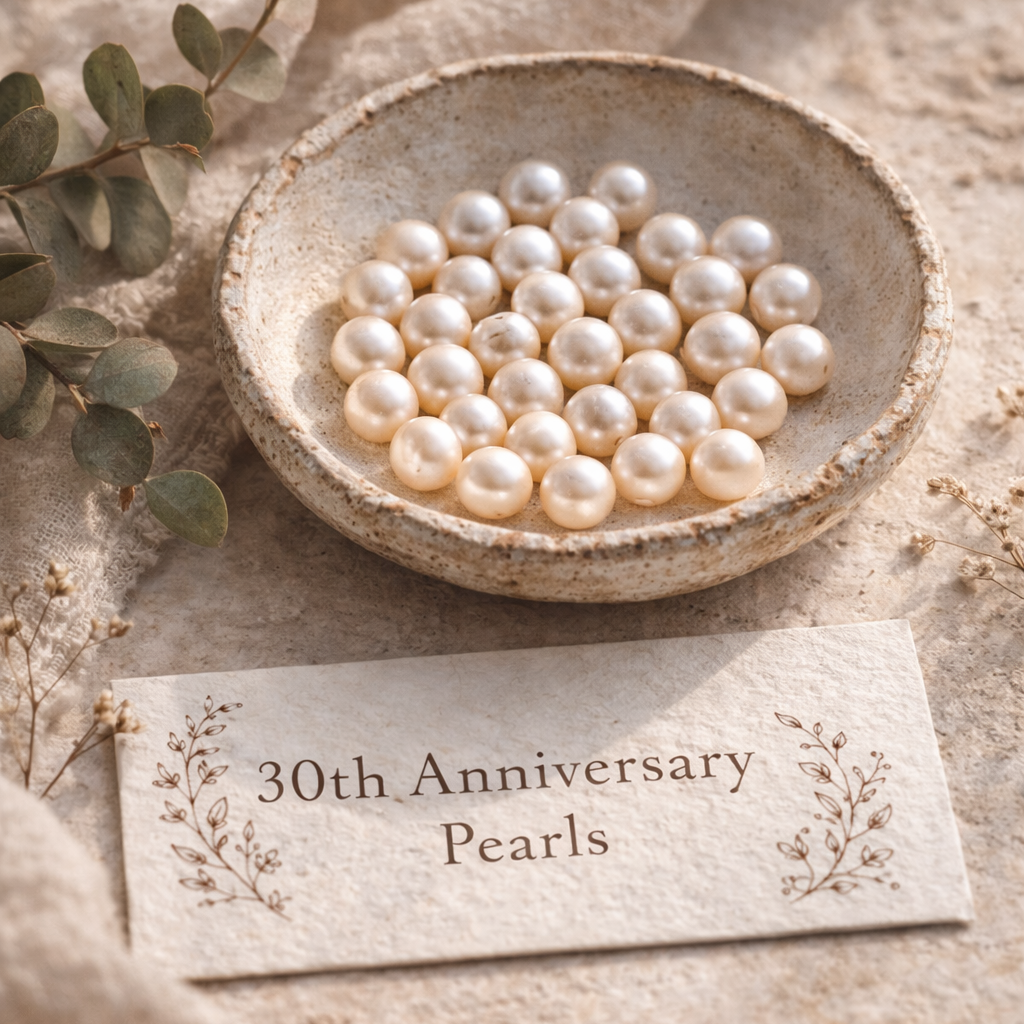 pearl anniversary stones