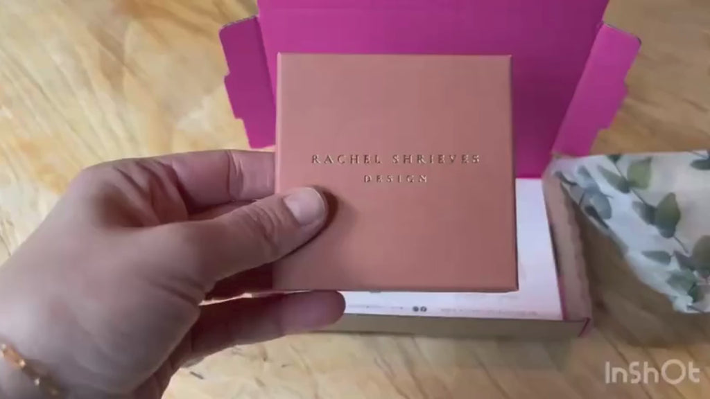 Unboxing video Rachel shrieves design