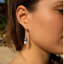 Load image into Gallery viewer, Three Peas In A Pod Earrings - Choose your birthstone combination
