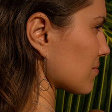 Load image into Gallery viewer, Cirque Chain Dangly Earrings
