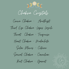 Load image into Gallery viewer, Chakra Crystal | Gold Necklace | Balance your Mind, Body &amp; Soul
