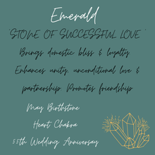 Load image into Gallery viewer, Raw Emerald | Gold Necklace | Stone of Successful Love
