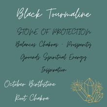 Load image into Gallery viewer, Raw Black Tourmaline | Gold Necklace | Stone of Protection

