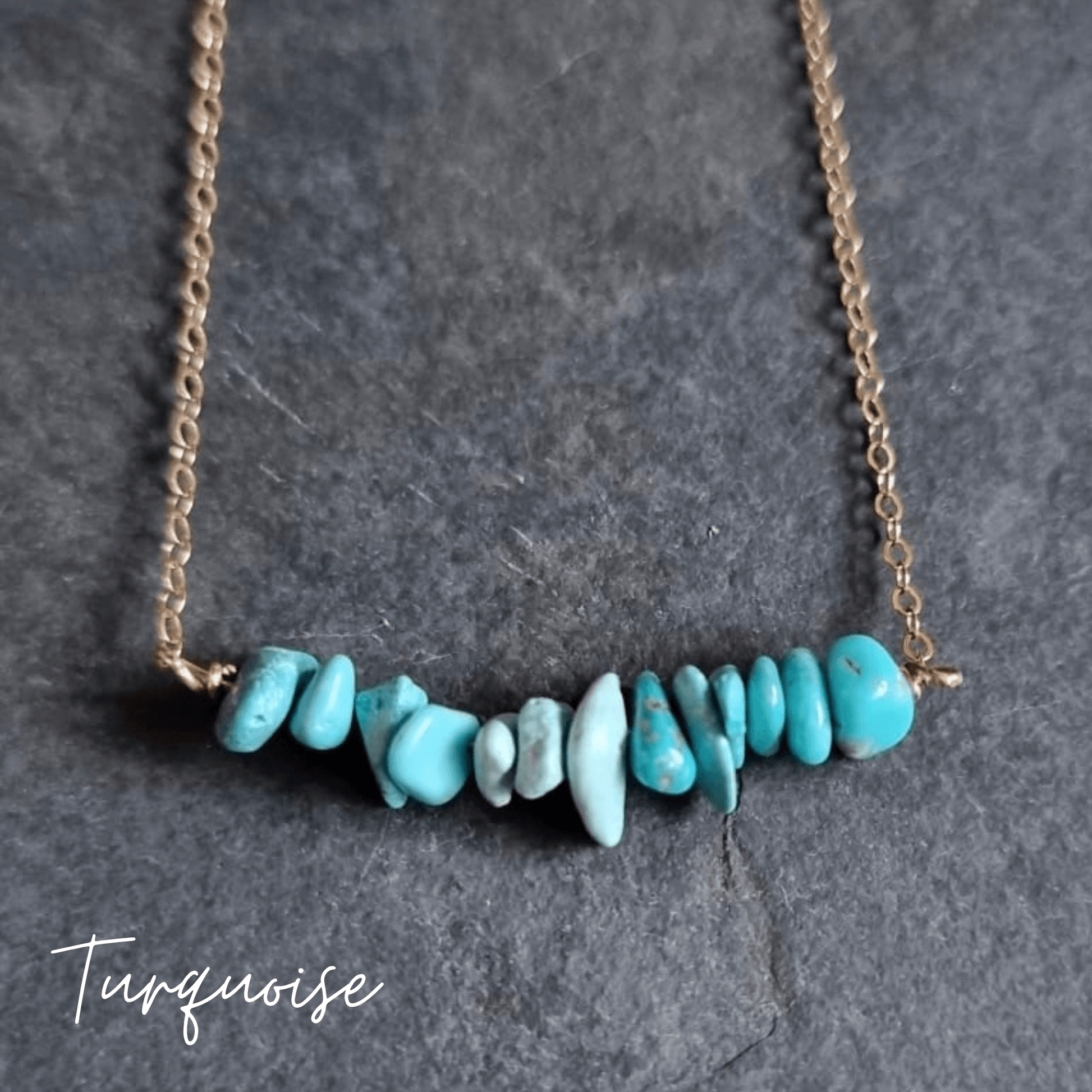Raw shop turquoise necklace