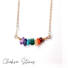 Load image into Gallery viewer, Chakra Crystal | Gold Necklace | Balance your Mind, Body &amp; Soul
