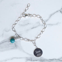 Load image into Gallery viewer, Round Disc &amp; Birthstone Bracelet

