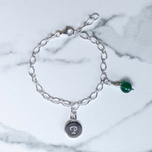 Load image into Gallery viewer, Revolving Disc &amp; Birthstone Bracelet
