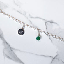 Load image into Gallery viewer, Revolving Disc &amp; Birthstone Bracelet
