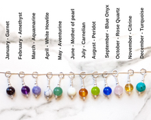 Load image into Gallery viewer, Round Disc &amp; Birthstone Bracelet
