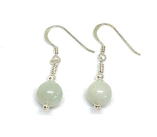 Load image into Gallery viewer, Jade Drop Earrings | Sterling Silver
