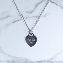Load image into Gallery viewer, Mother&#39;s Day -  Mama Bear - Engraved Personalised Silver Necklace

