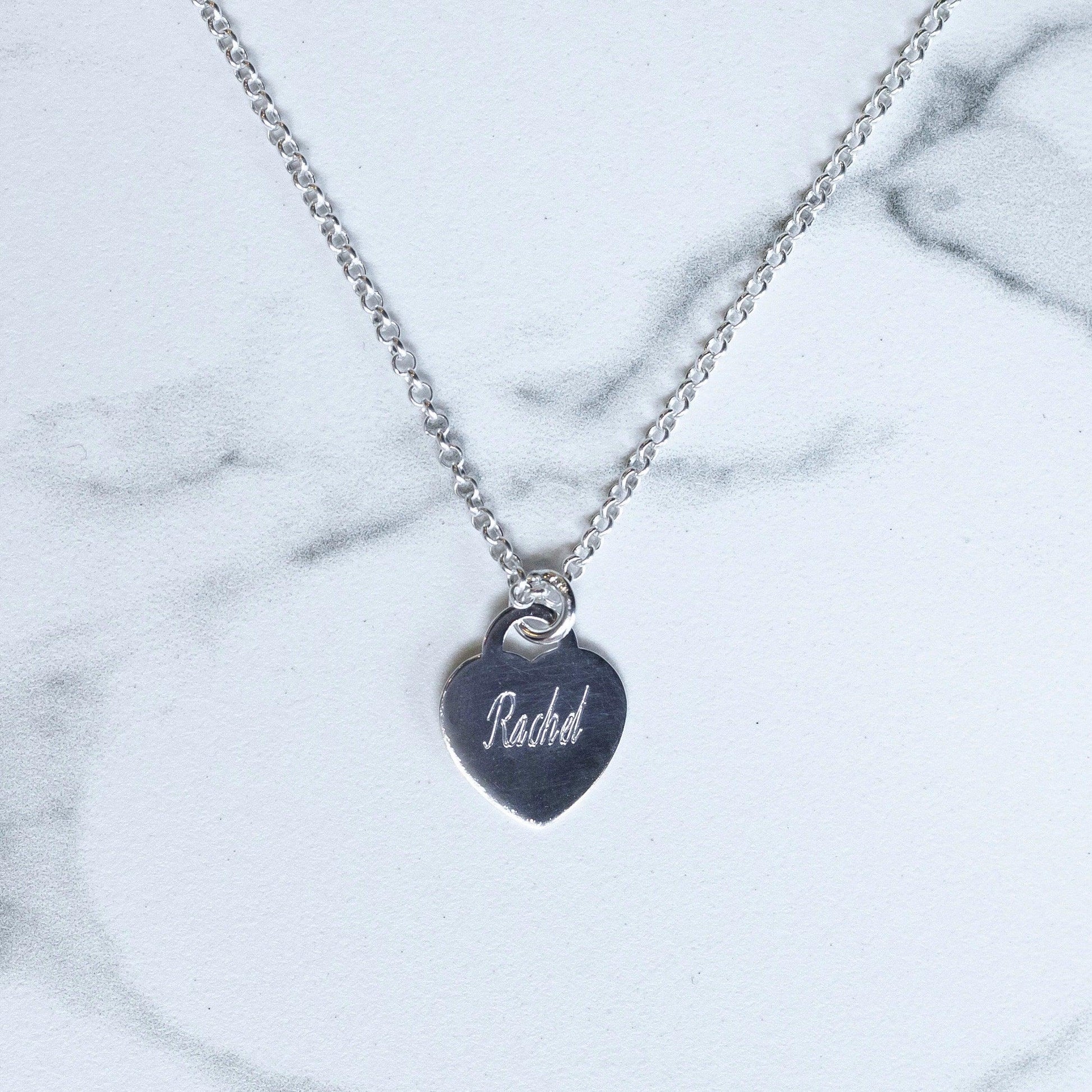Mother's Day - Mama Bear - Engraved Personalised Silver Necklace - RACHEL SHRIEVES DESIGN
