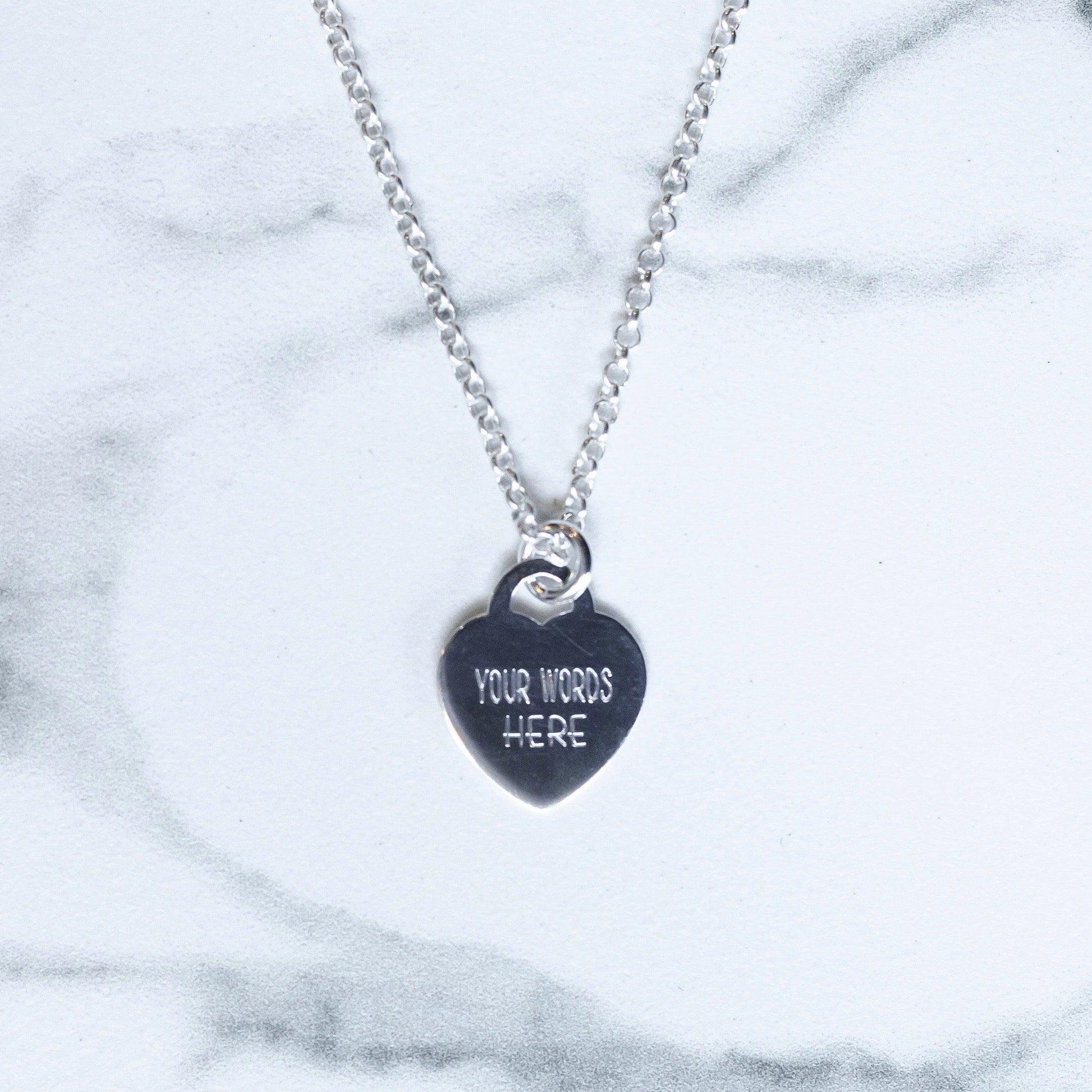 Mother's Day - Mama Bear - Engraved Personalised Silver Necklace - RACHEL SHRIEVES DESIGN