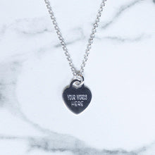 Load image into Gallery viewer, Mother&#39;s Day -  Mama Bear - Engraved Personalised Silver Necklace
