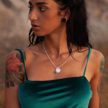 Load image into Gallery viewer, Heart Engraved &amp; Birthstone Necklace
