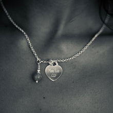 Load image into Gallery viewer, Mother&#39;s Day -  Mama Bear - Engraved Personalised Silver Necklace
