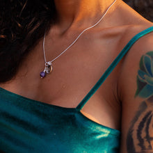 Load image into Gallery viewer, Revolving Initial &amp; Birthstone Necklace
