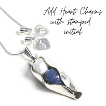Load image into Gallery viewer, two peas in a pod necklace personalised
